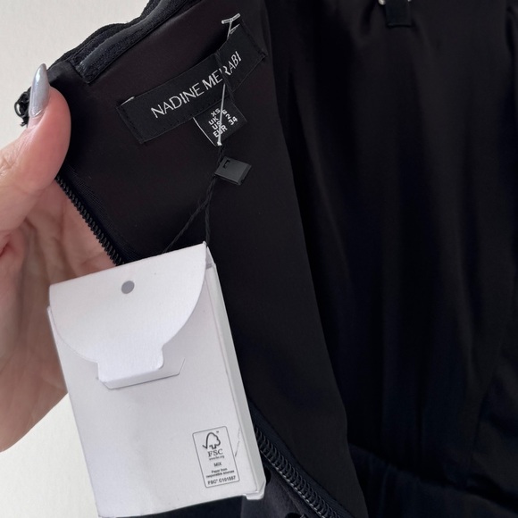 NADINE MERABI Jenny Bow Mini Dress XS - Picture 10 of 10